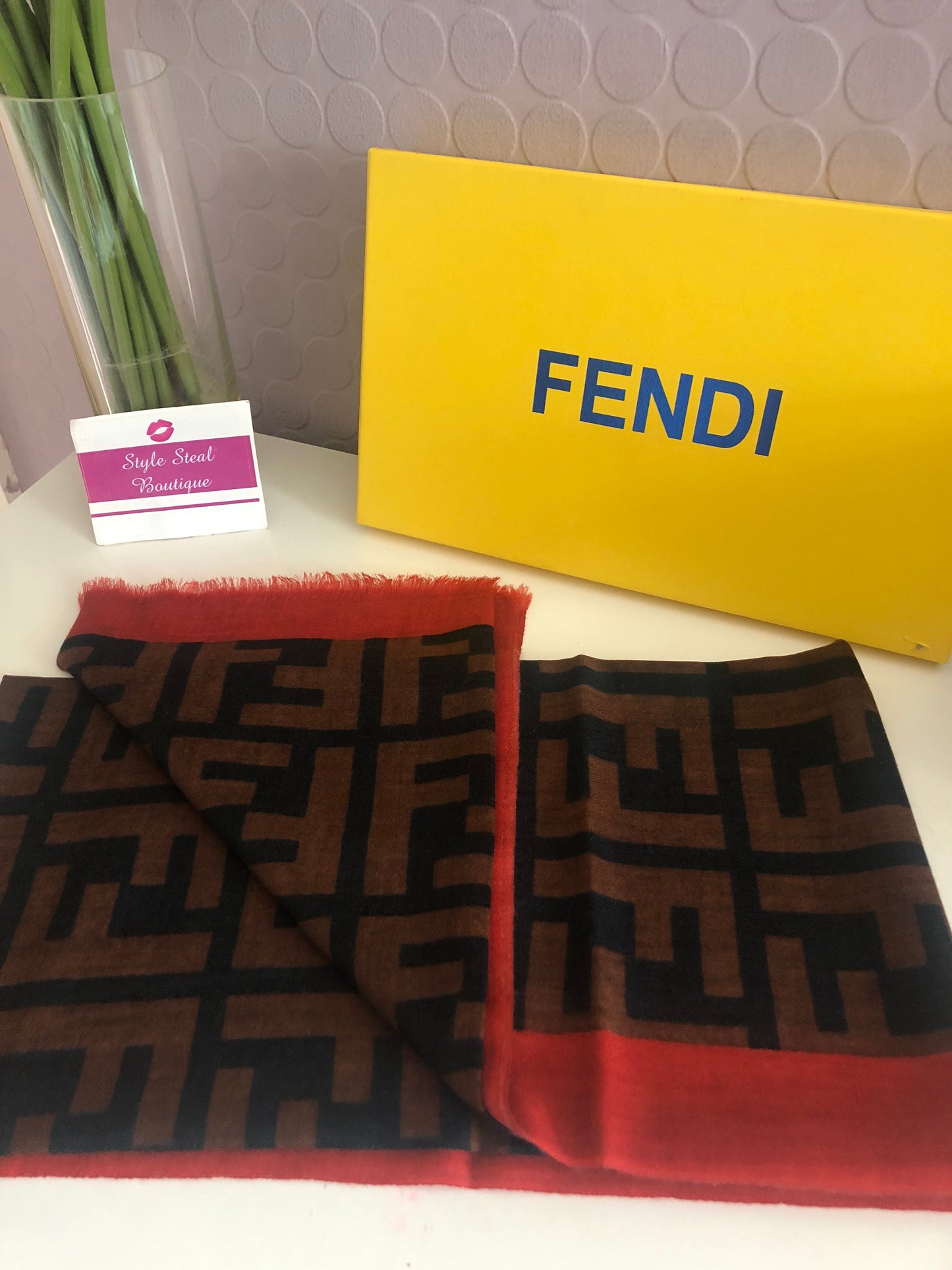 Logo Silk Scarf