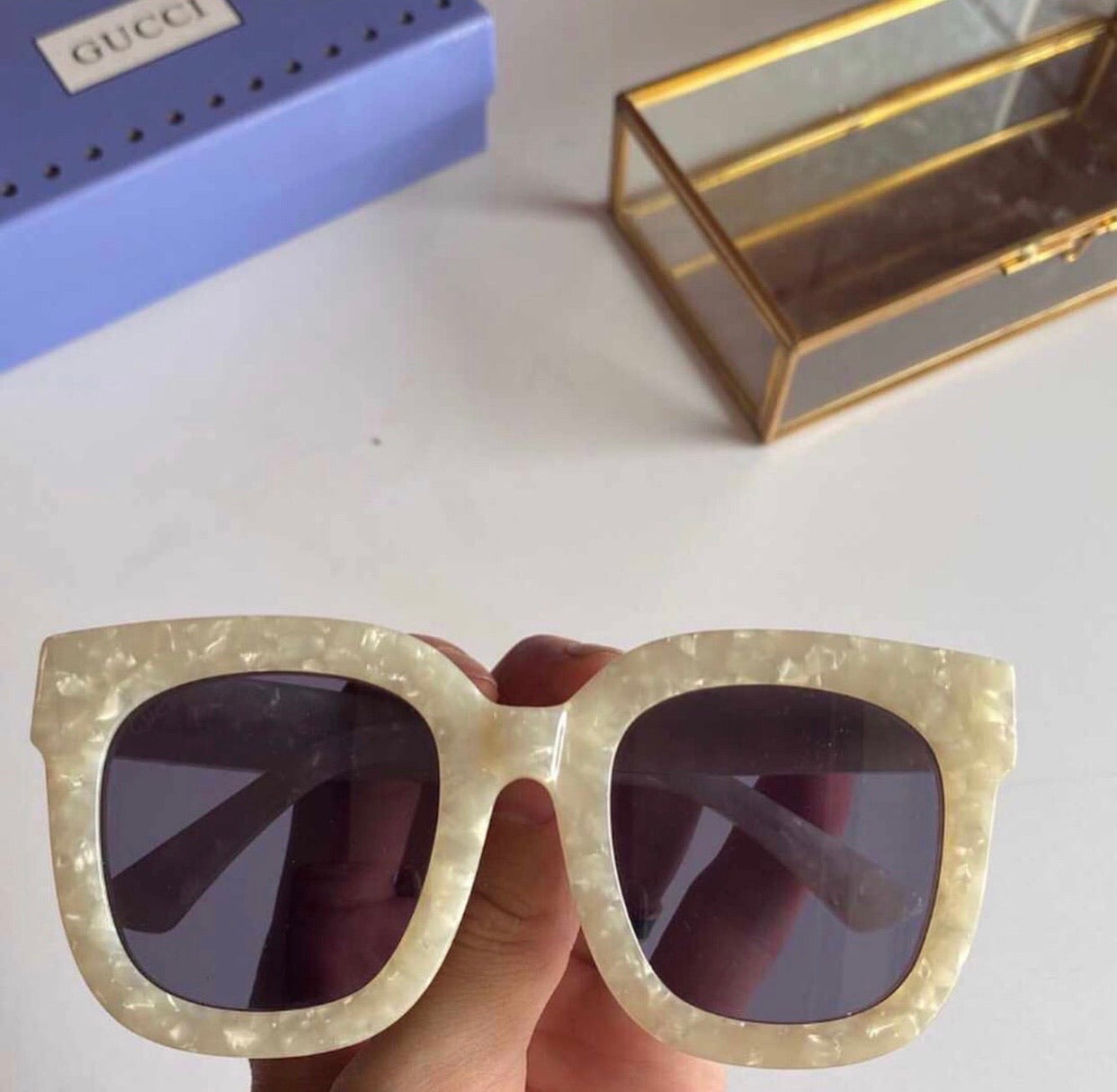 Round Frame Sunglasses with Star