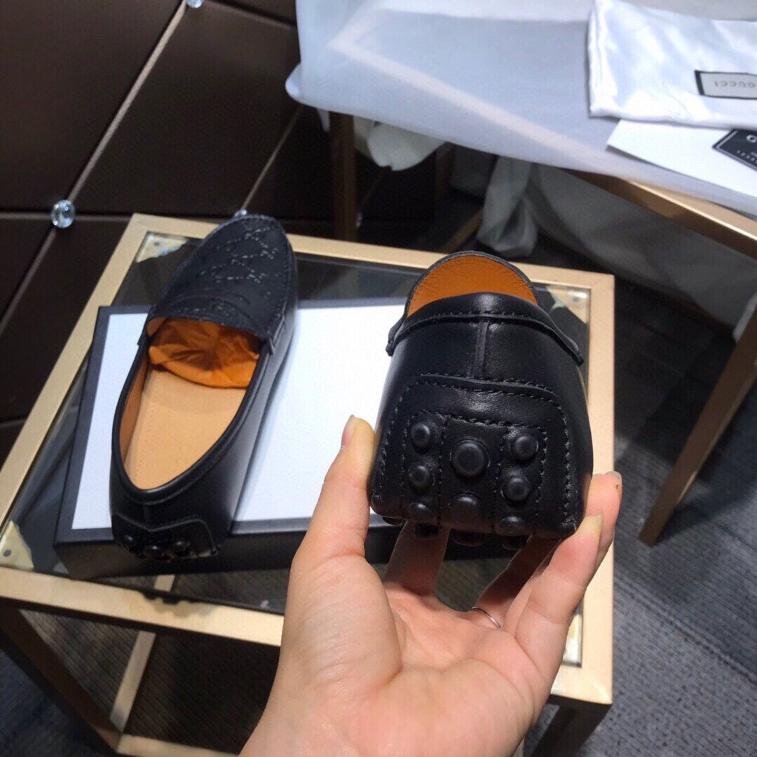 Embossed Loafers