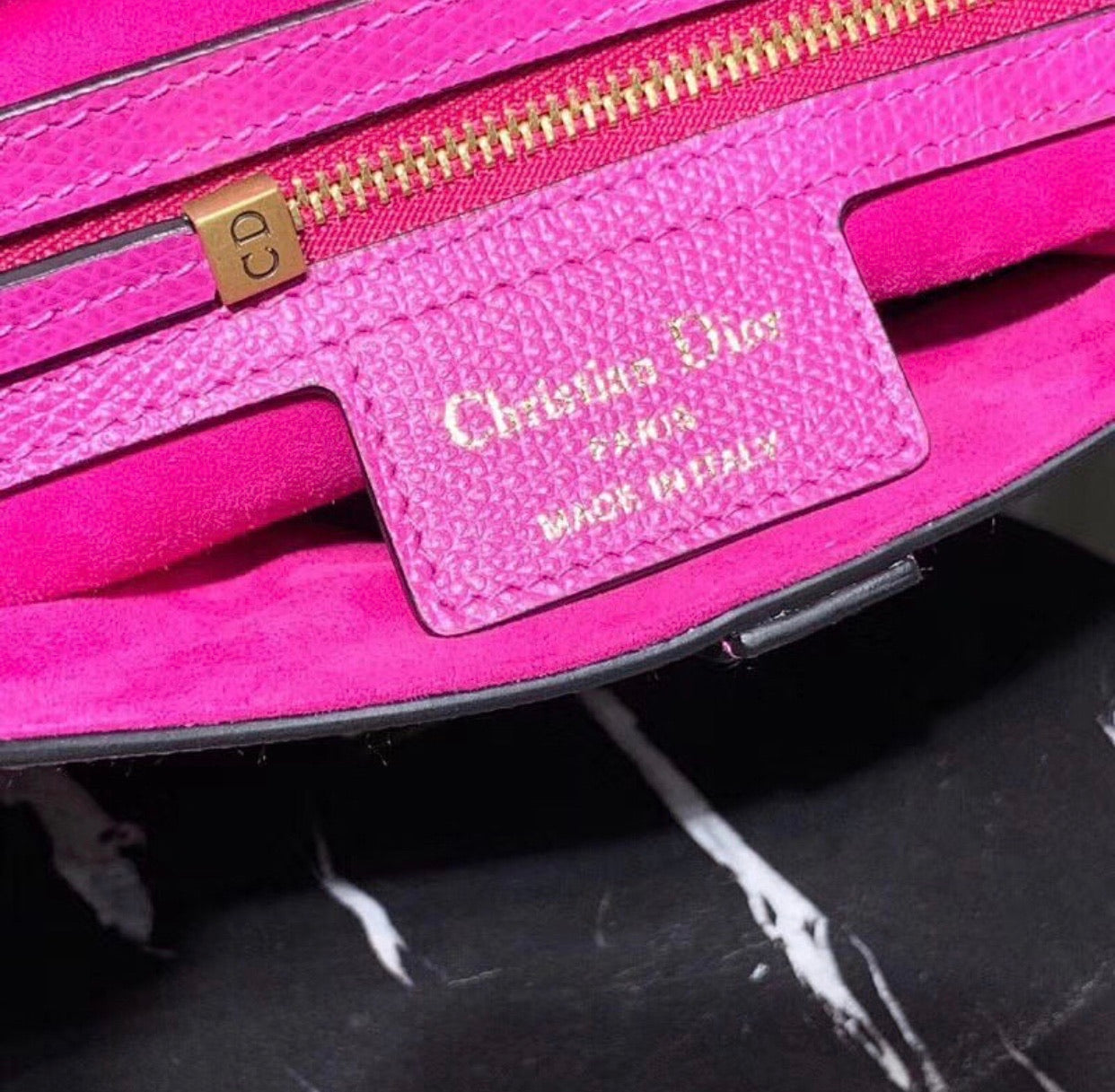 Saddle Bag Grained Leather