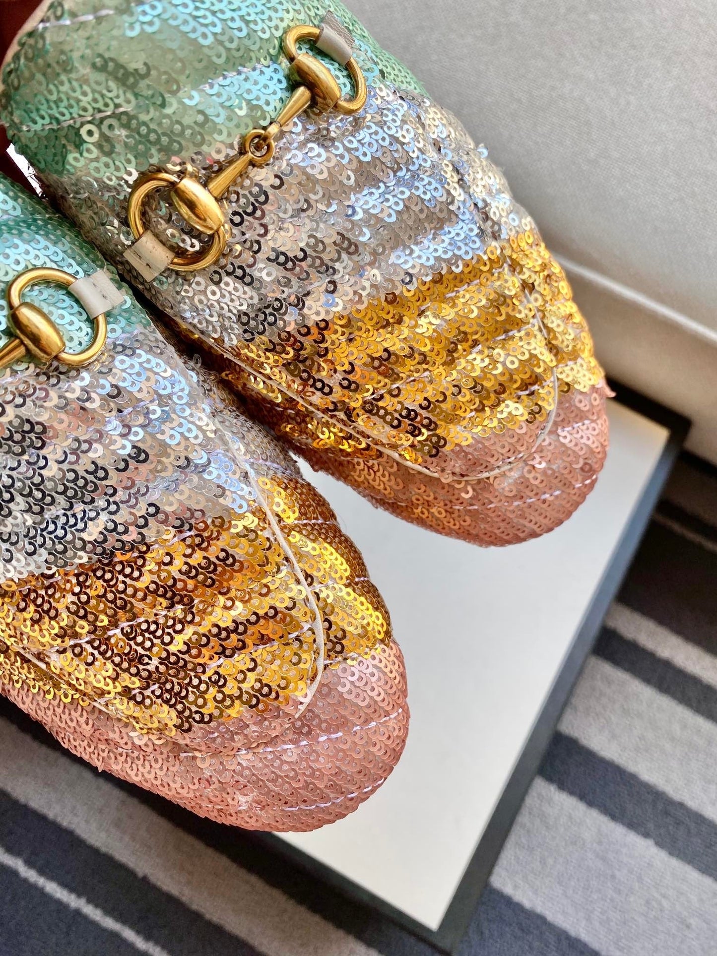 Princetown Sequin Loafers
