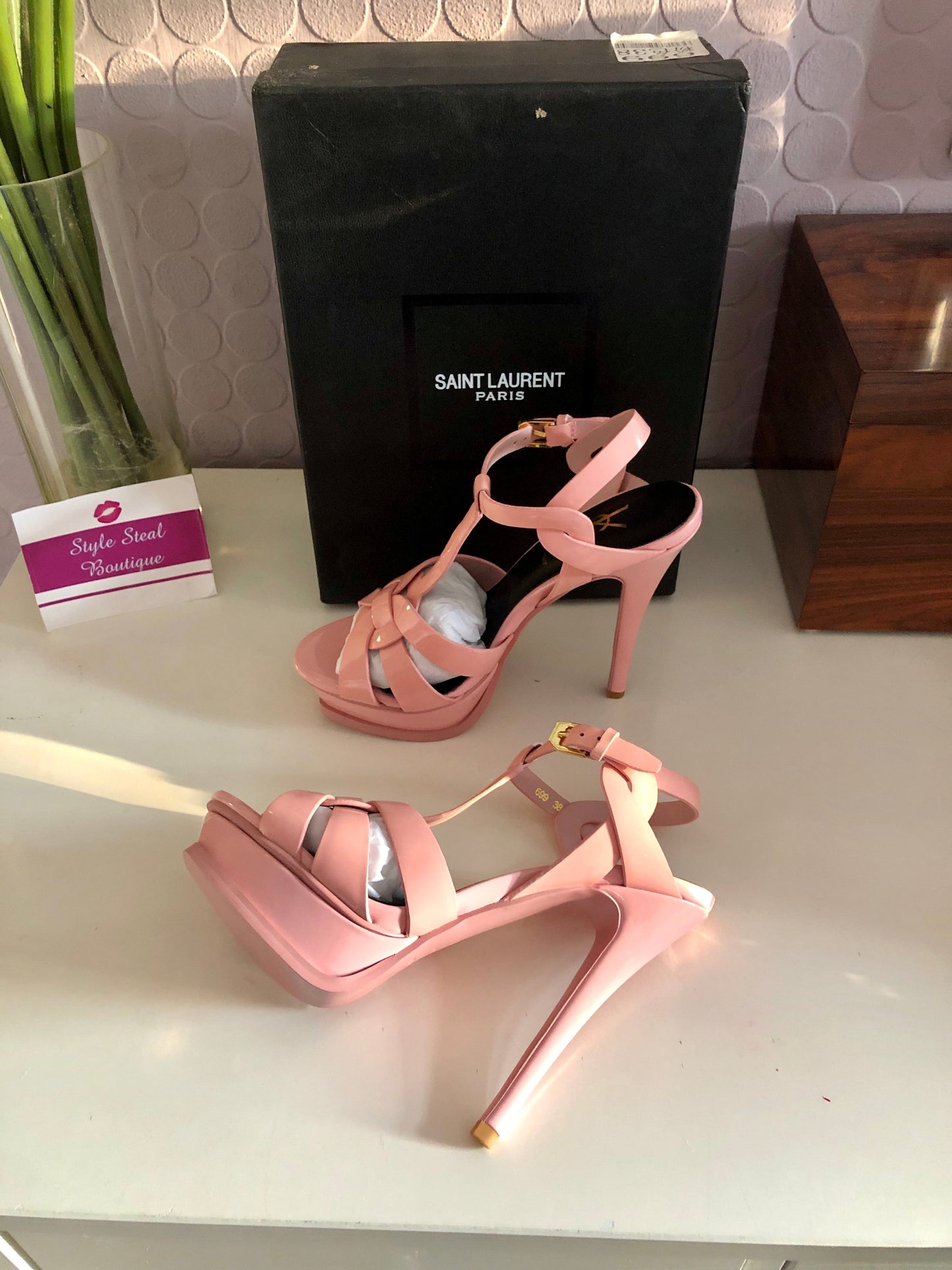 Tribute Patent Sandals 13cm