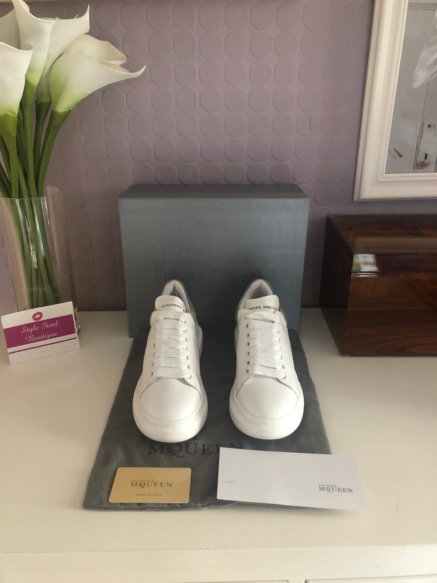 Oversized Sneaker Glitter