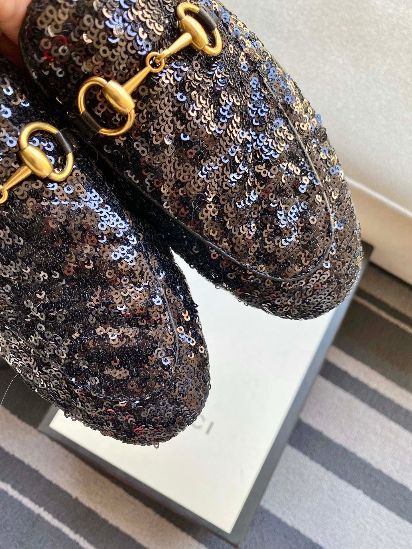 Princetown Sequin Loafers