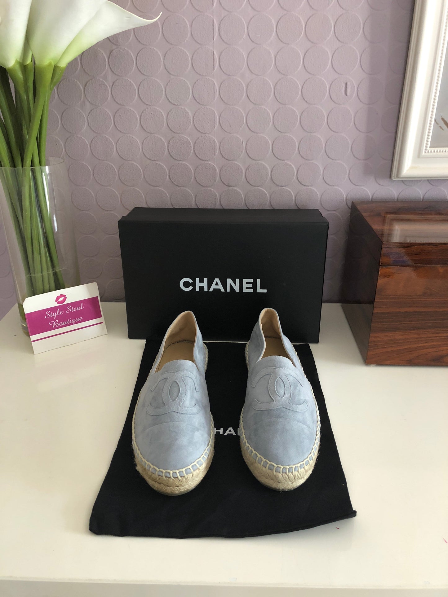 Suede Espadrilles