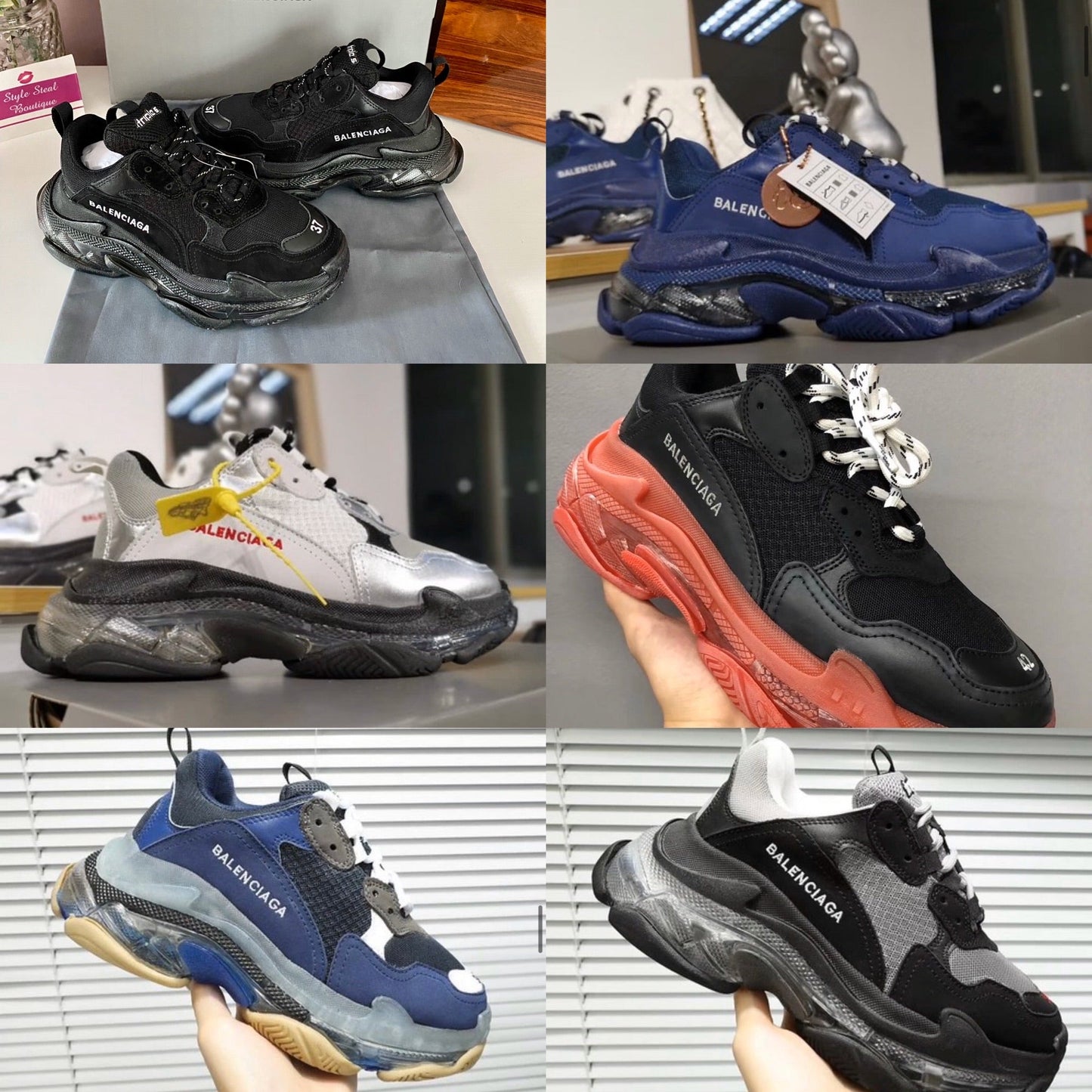 Triple S Clear Sole Darks