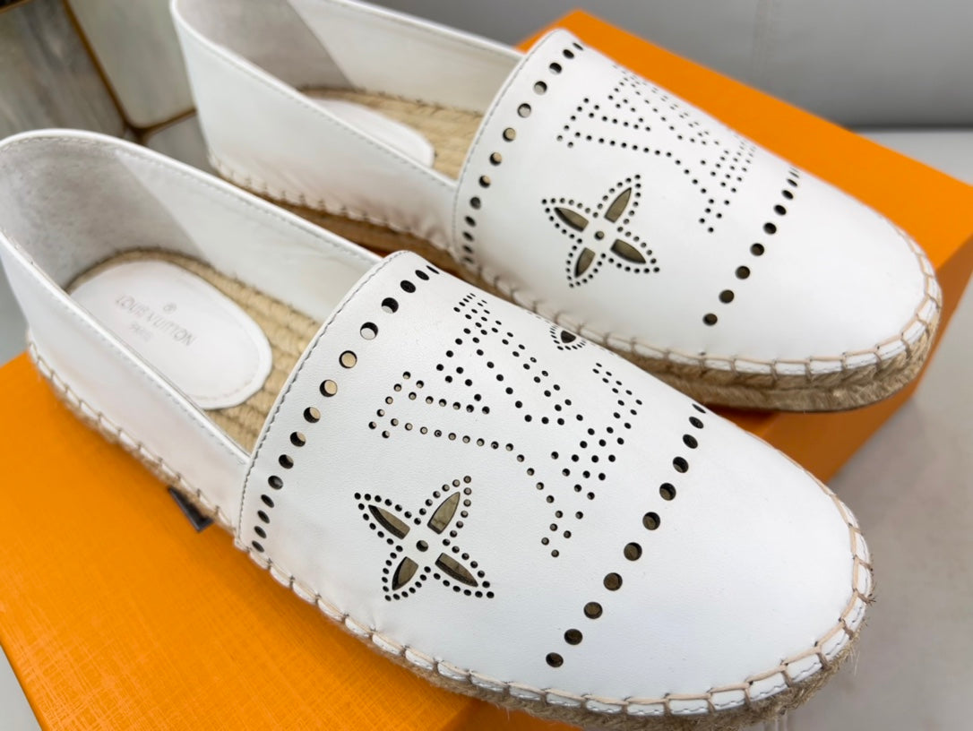 Leather Espadrilles