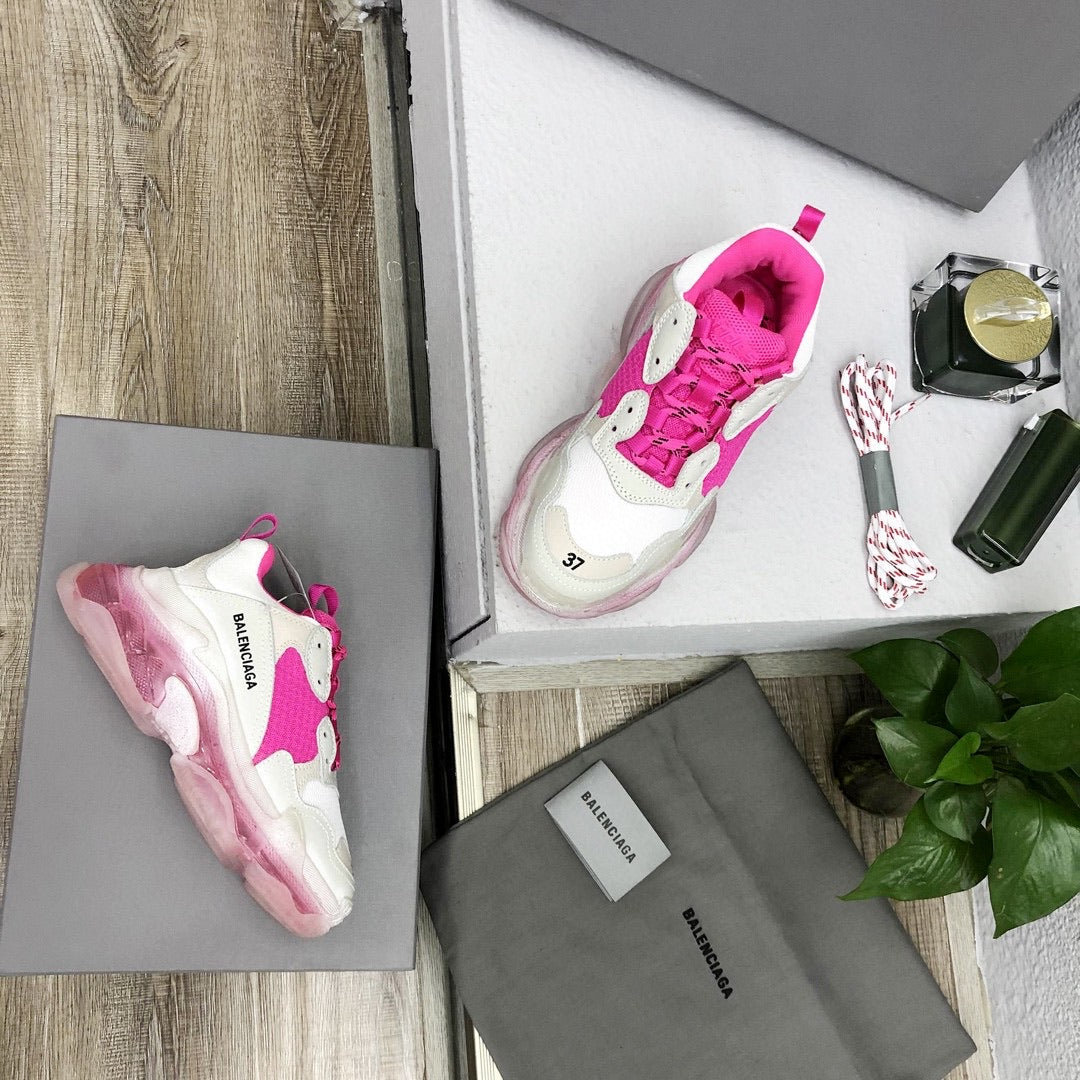 Triple S Clear Sole Whites