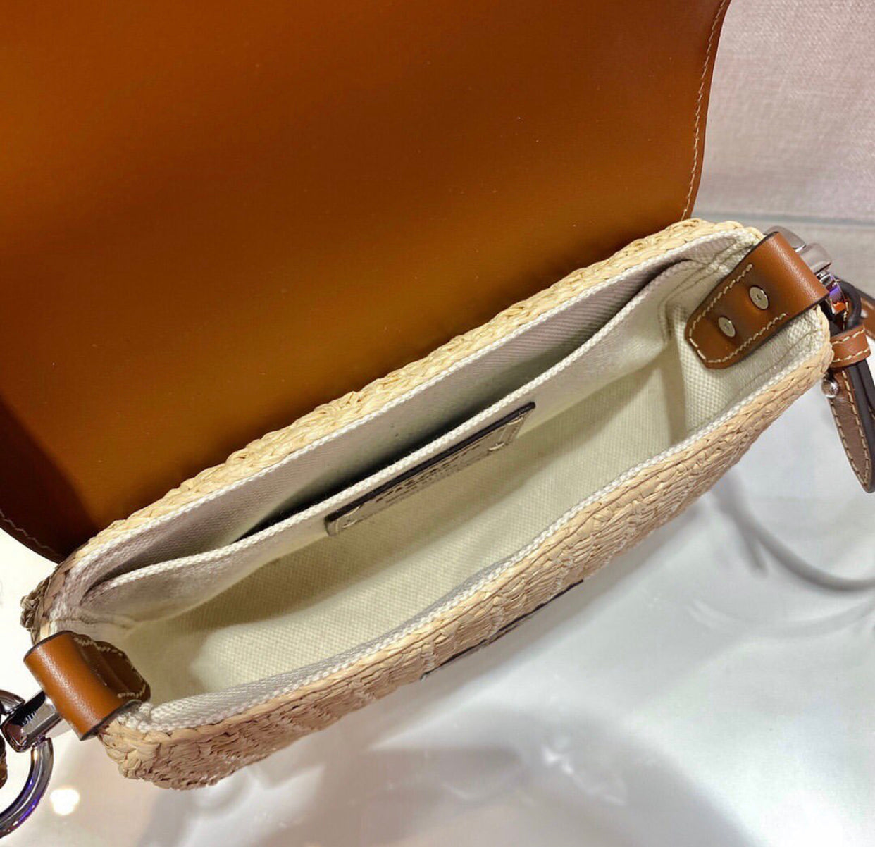 Raffia Shoulder Bag