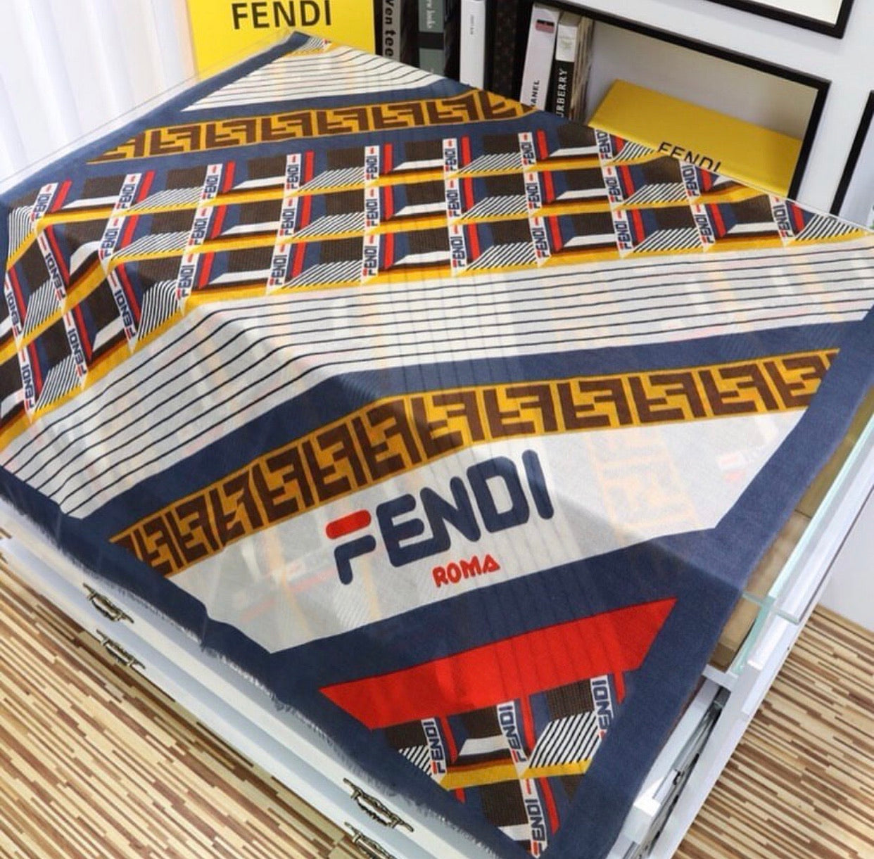 Logo Silk Scarf