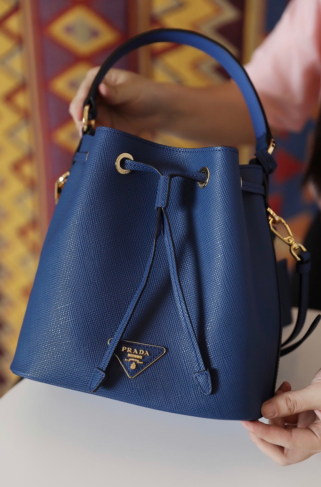 Leather Bucket Bag