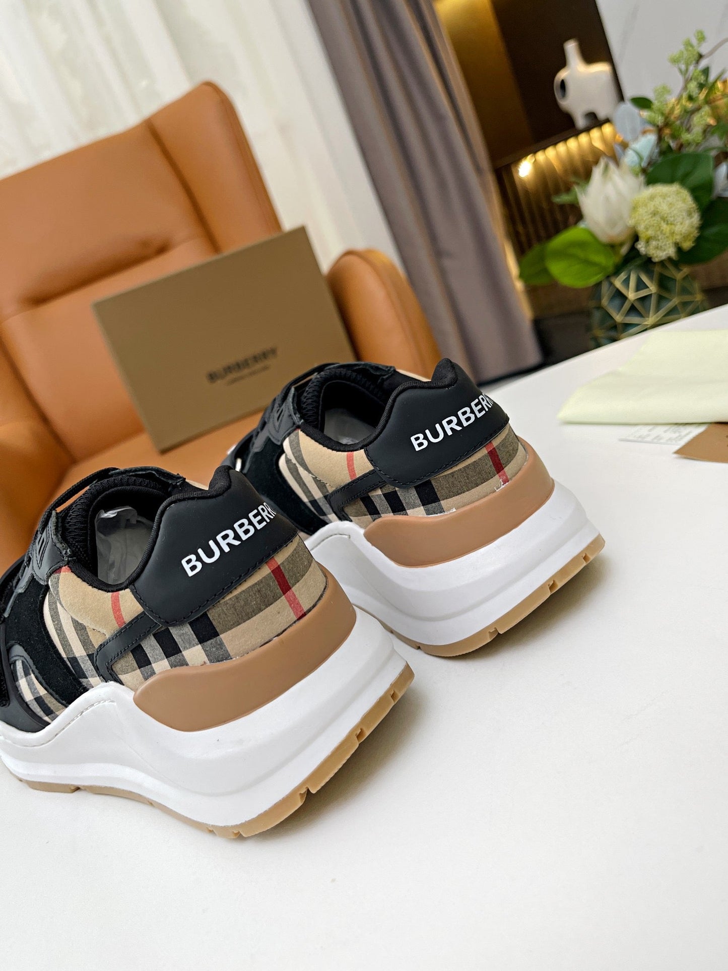 Vintage Check Trainers
