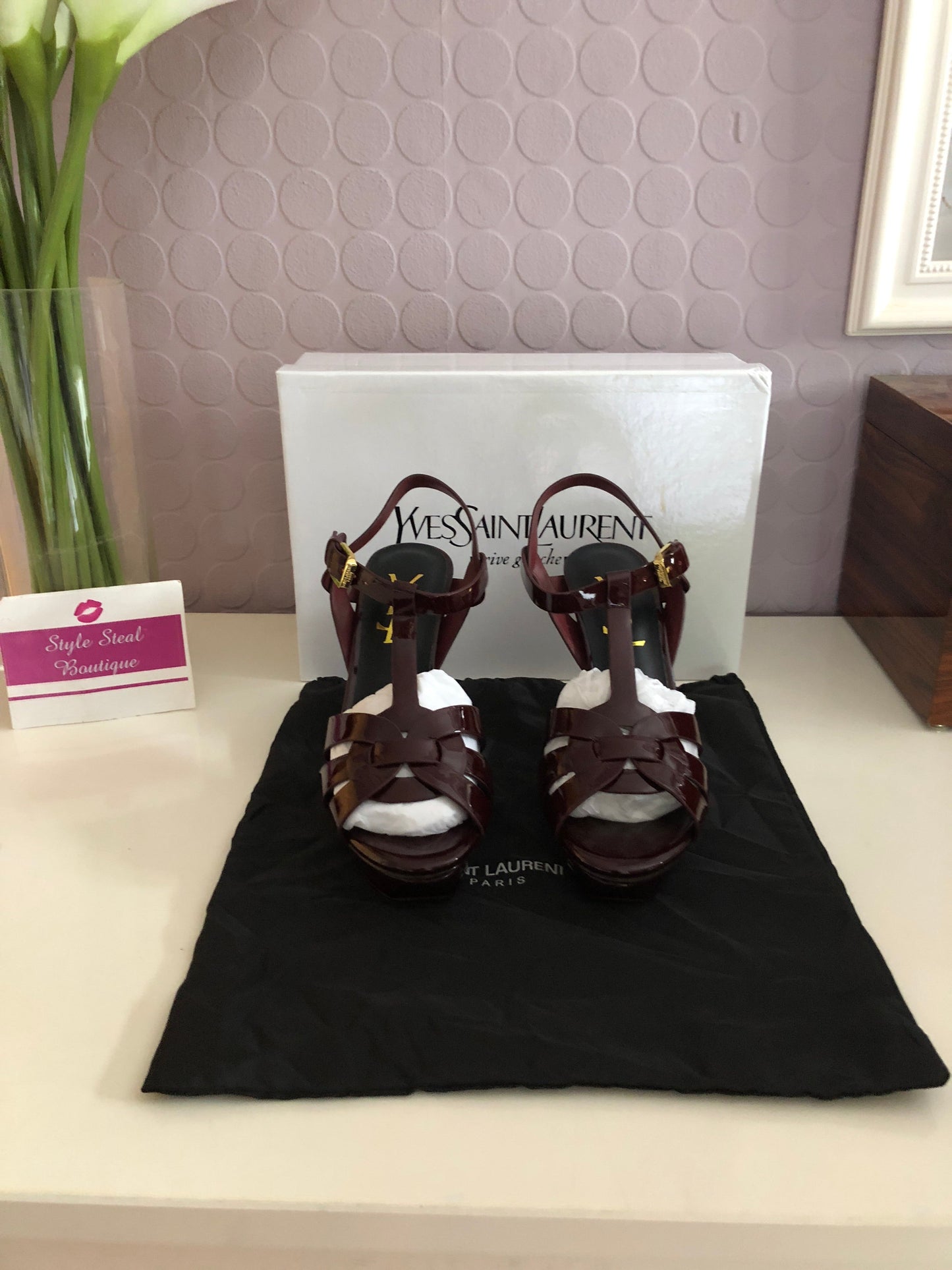 Tribute Patent Sandals 13cm