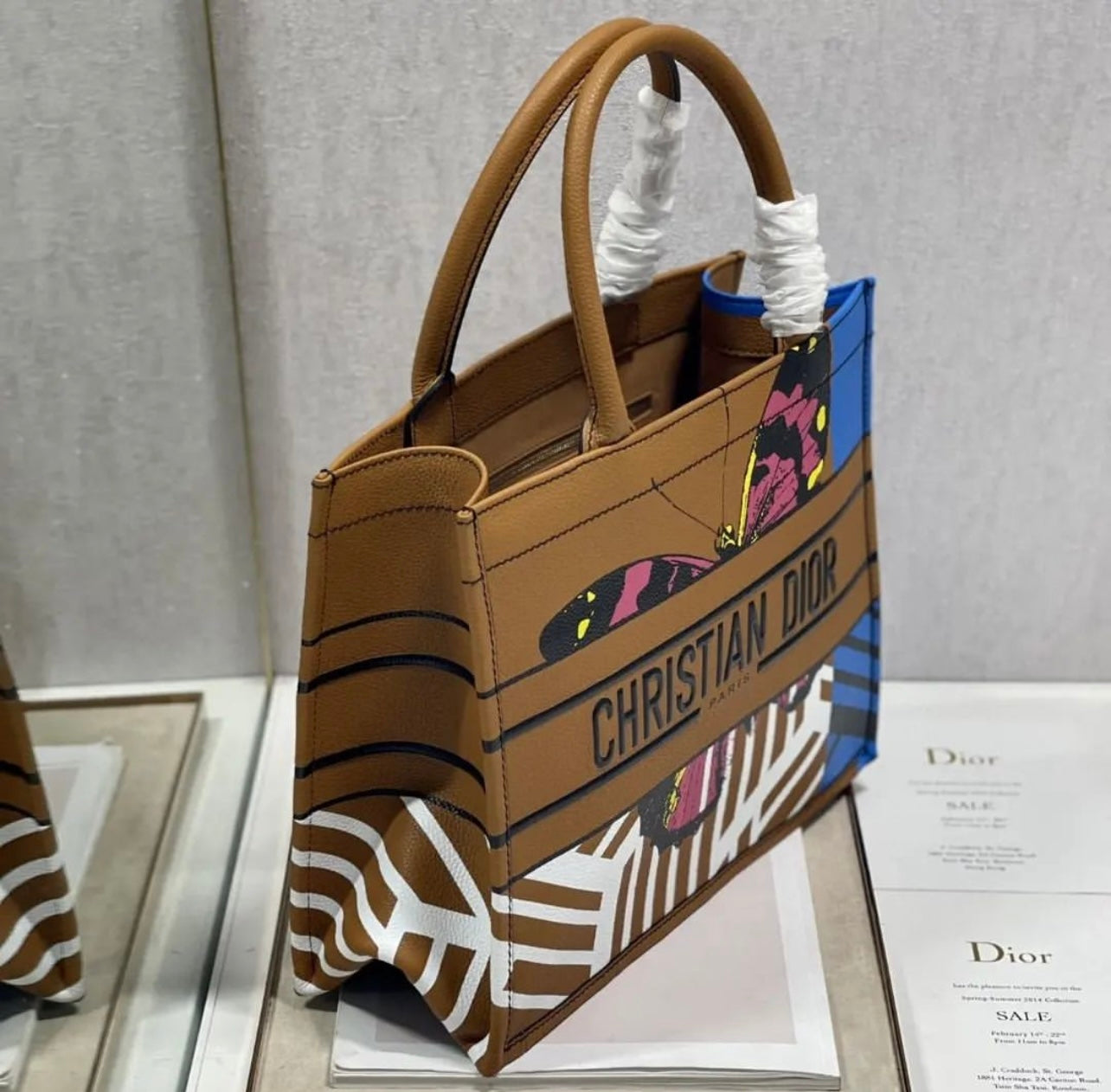 Leather Book Tote