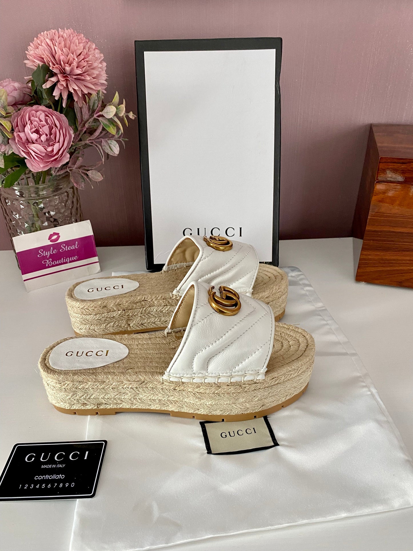Leather Espadrille Sandals