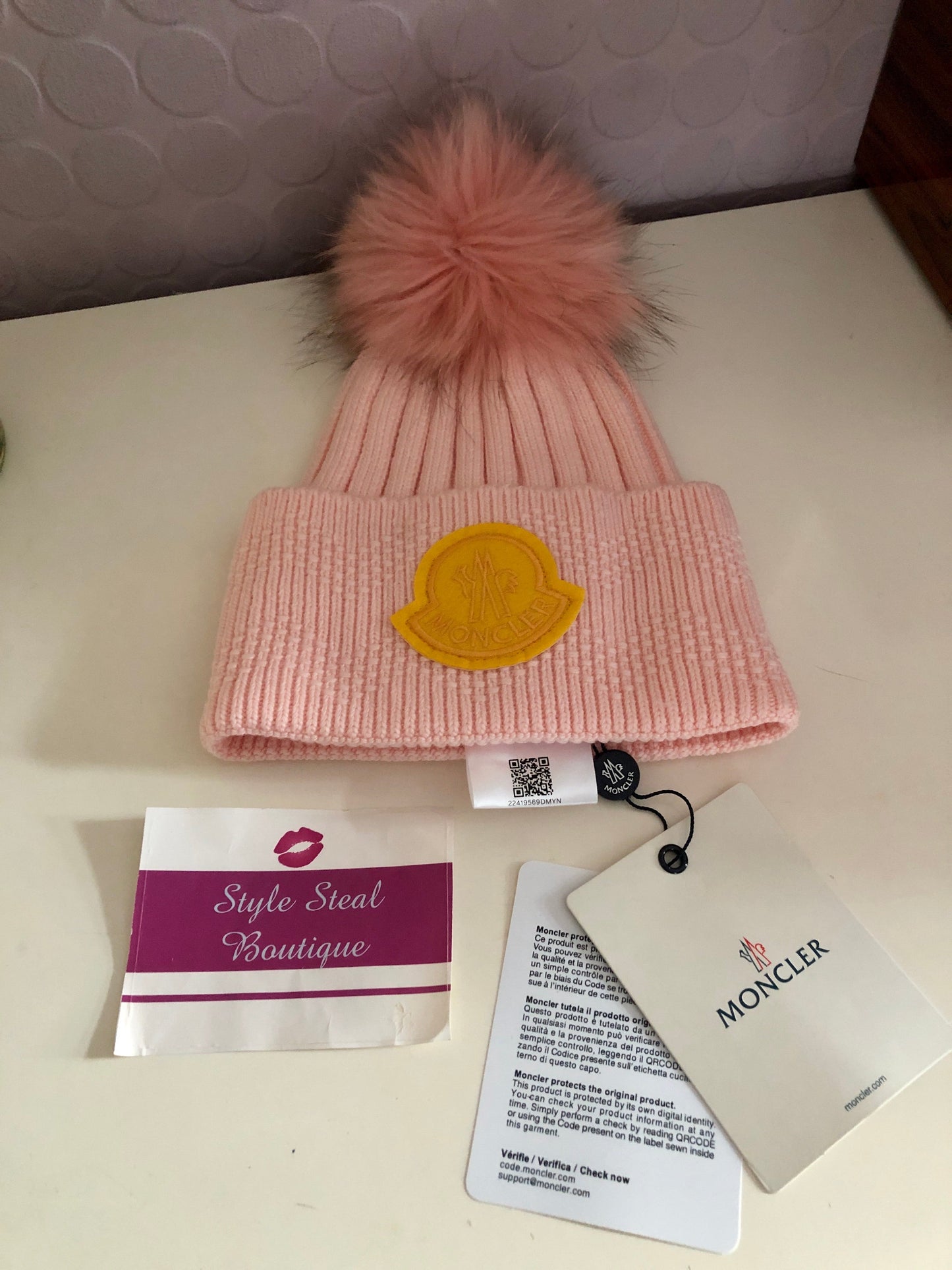 Fur Pom Hat