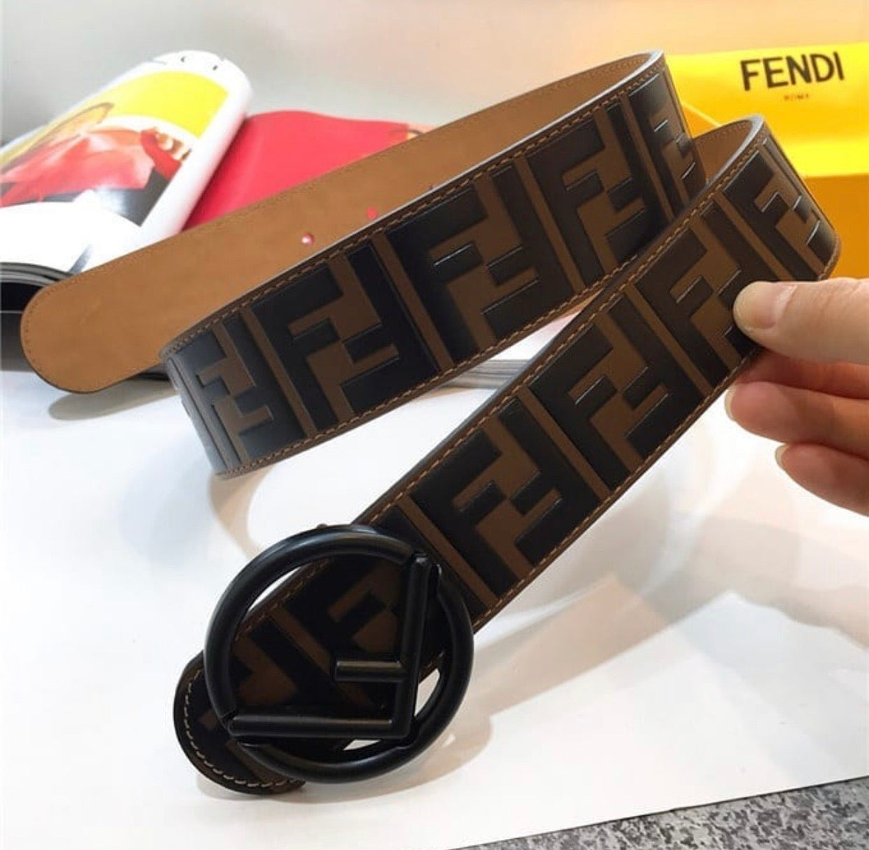 F Logo Belt