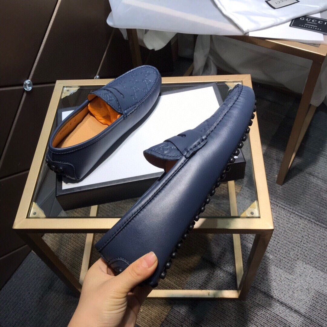Embossed Loafers