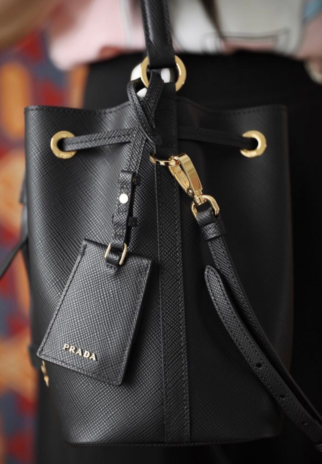 Leather Bucket Bag