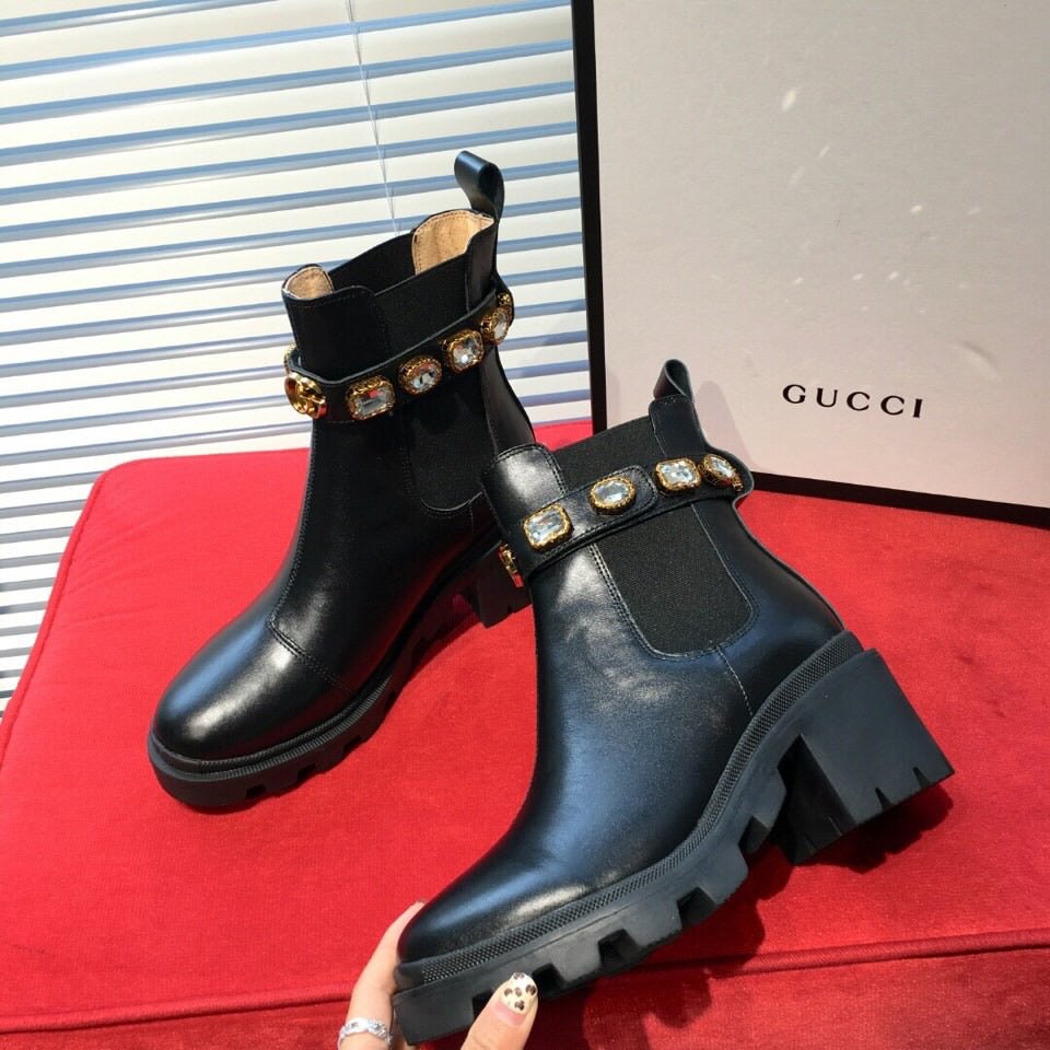 Leather Ankle Boots