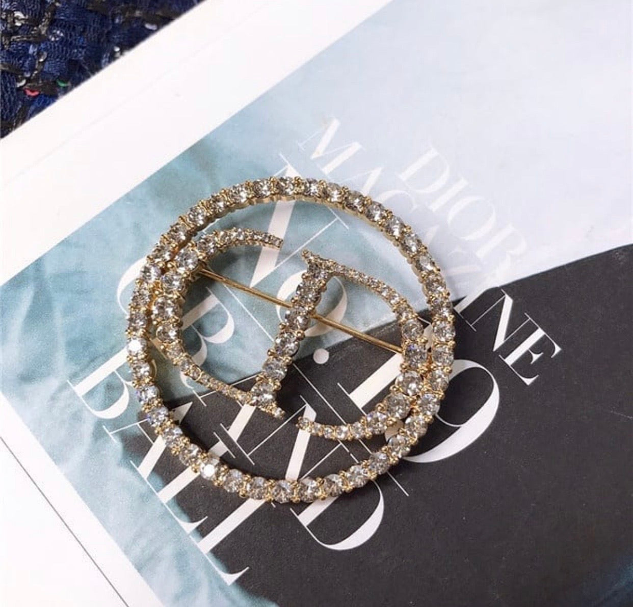 Crystal Brooch