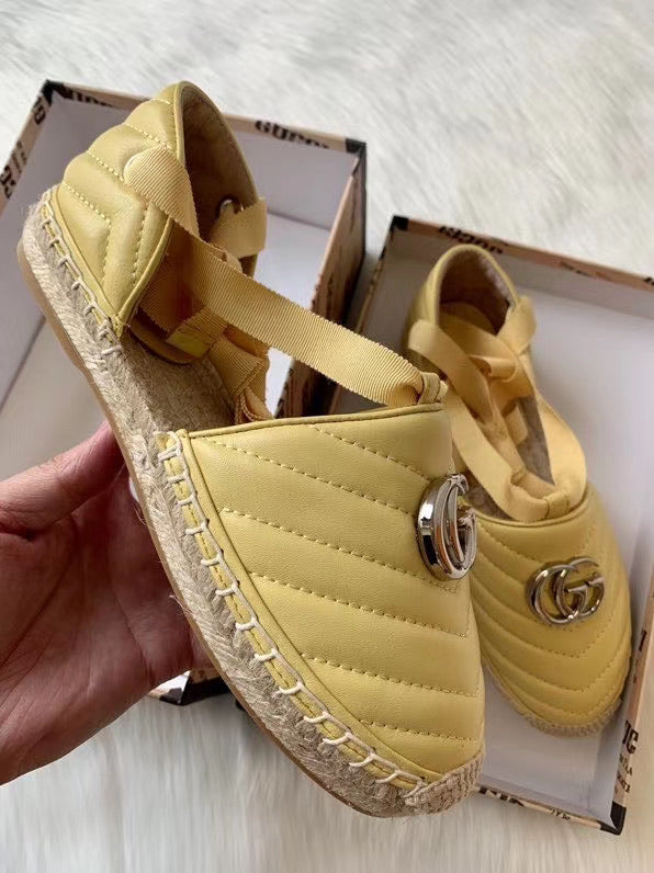 Matelasse Espadrille Sandals