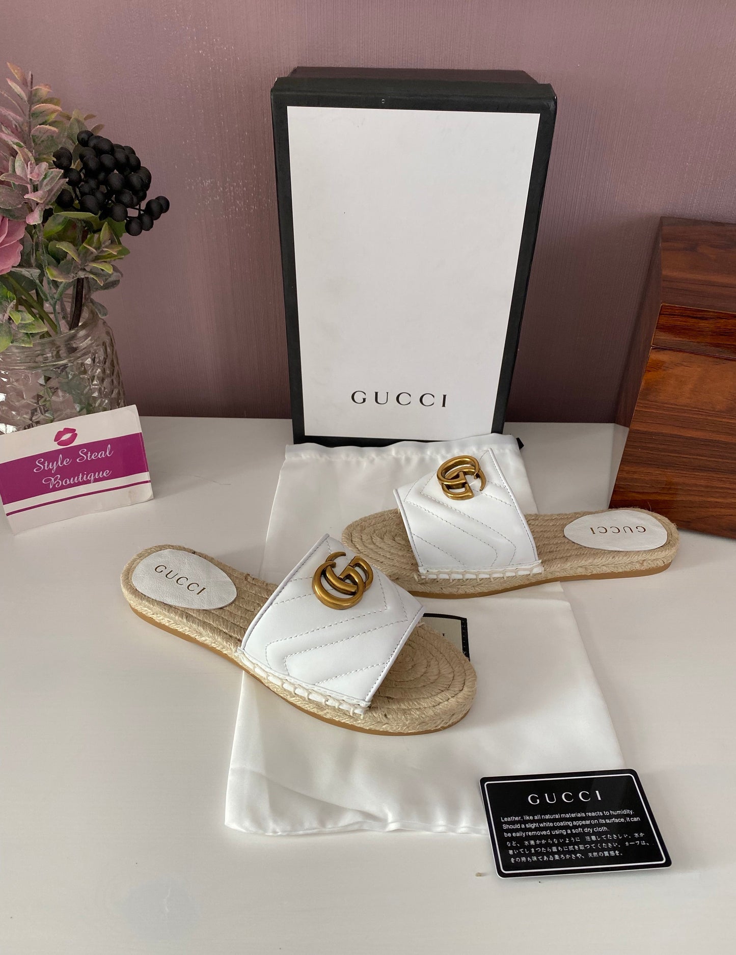 Leather Espadrille Sandals