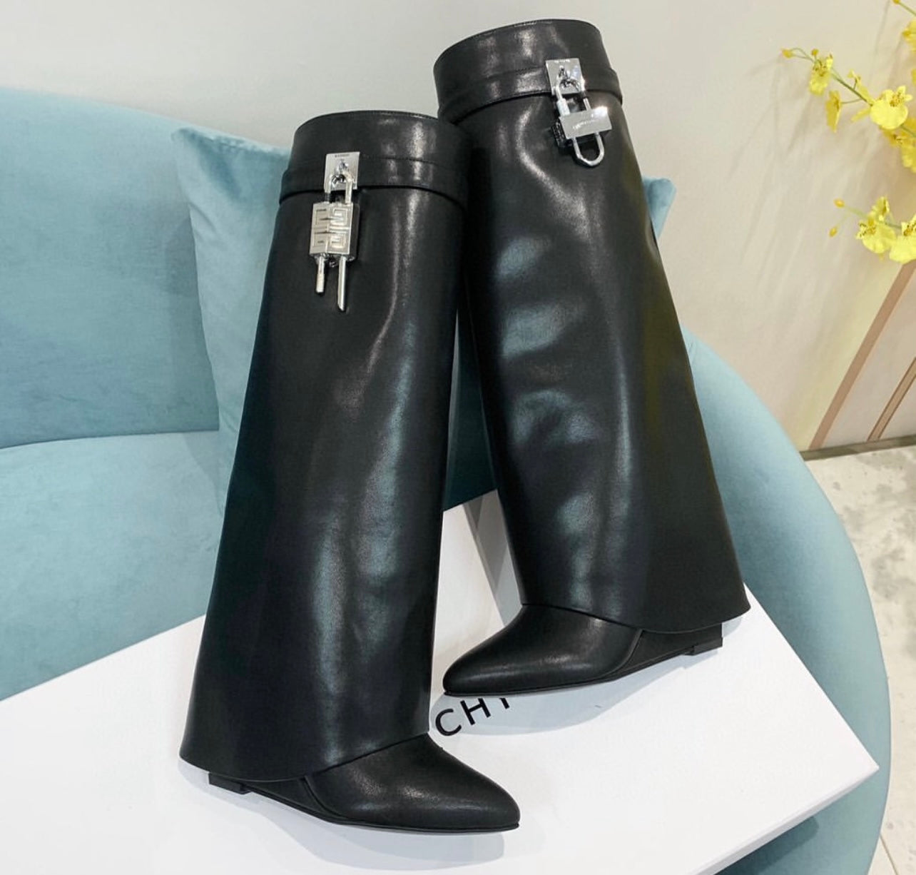 Shark Lock Boots