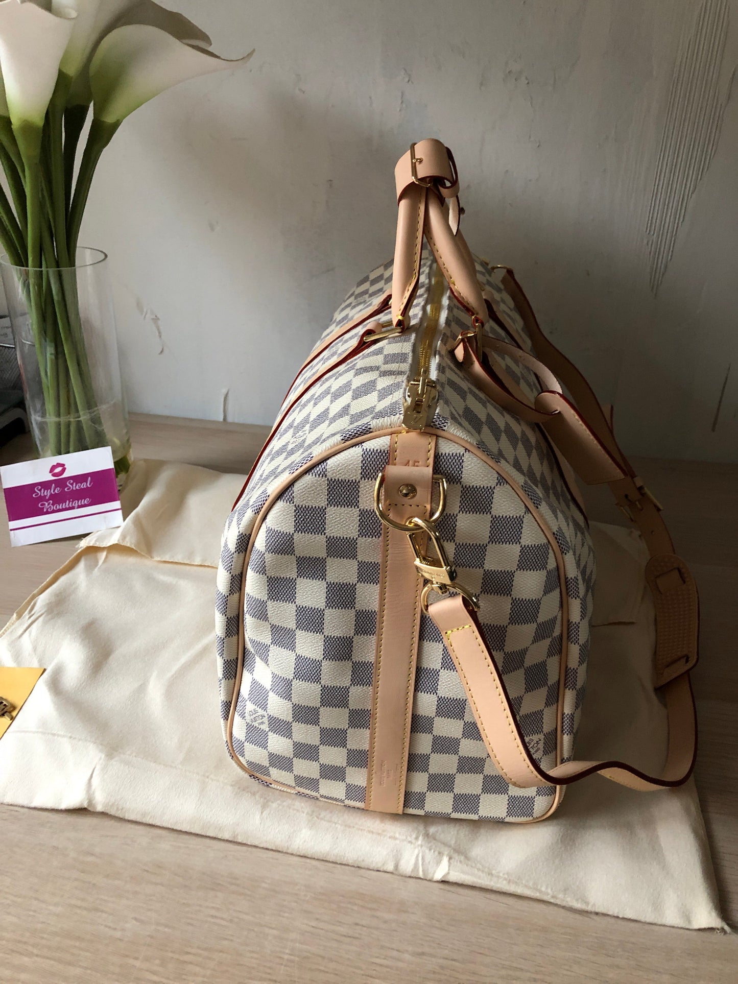 Keepall Damier Azur