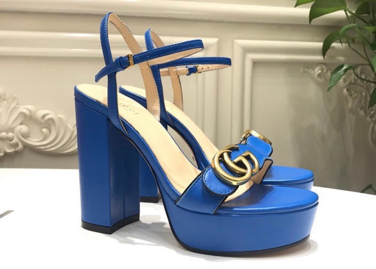 Leather Platform Sandals