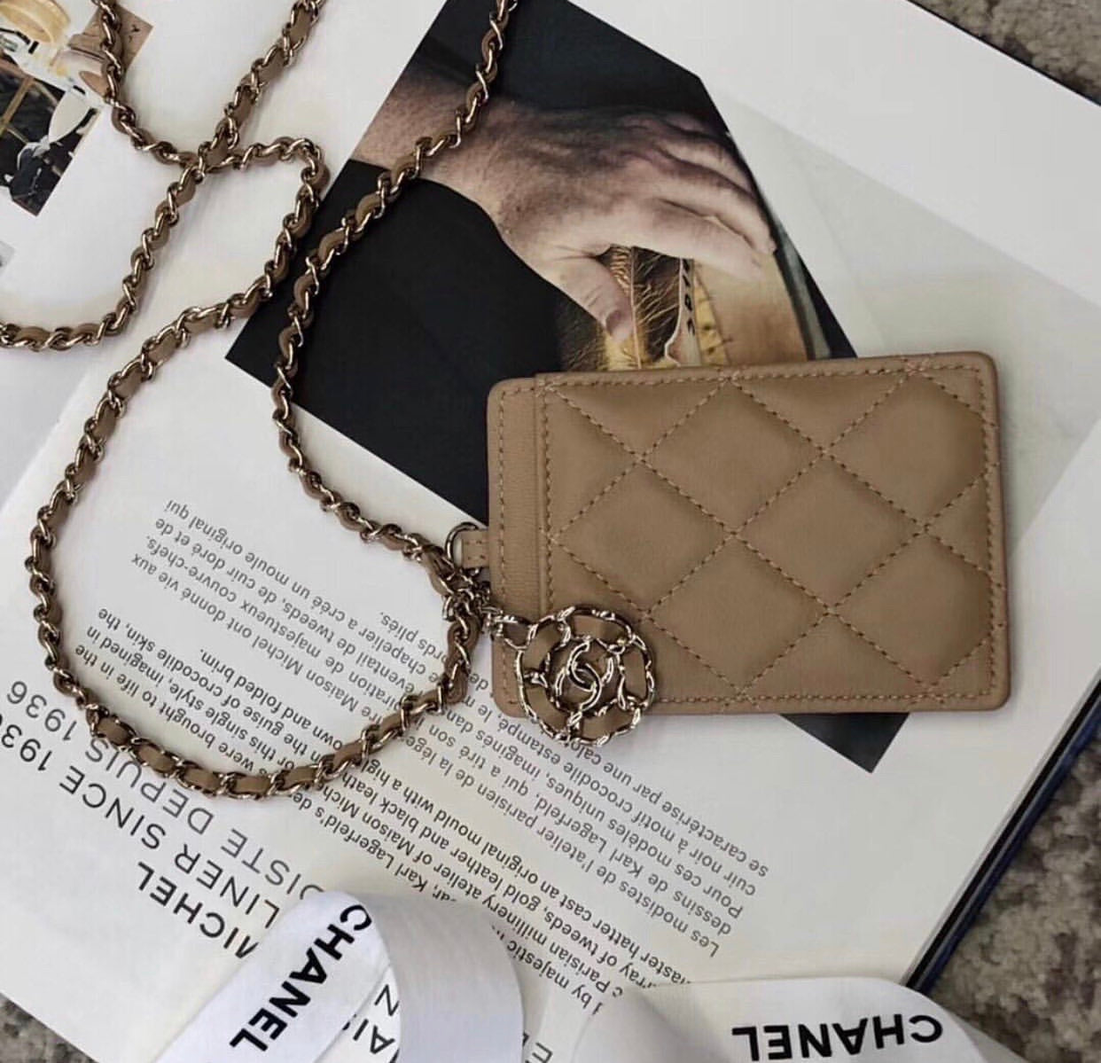 Lambskin Card Holder Lanyard