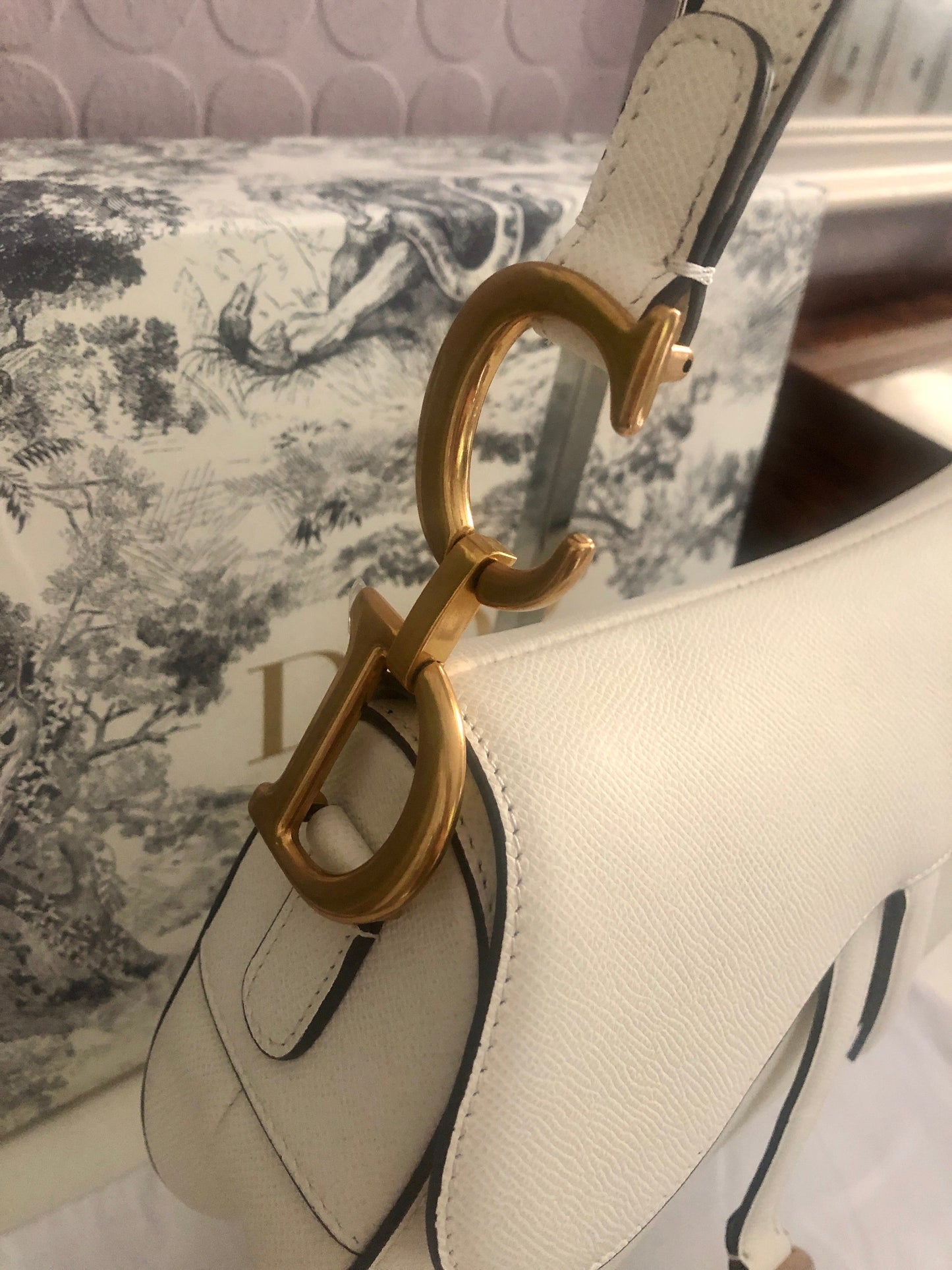 Saddle Bag Grained Leather