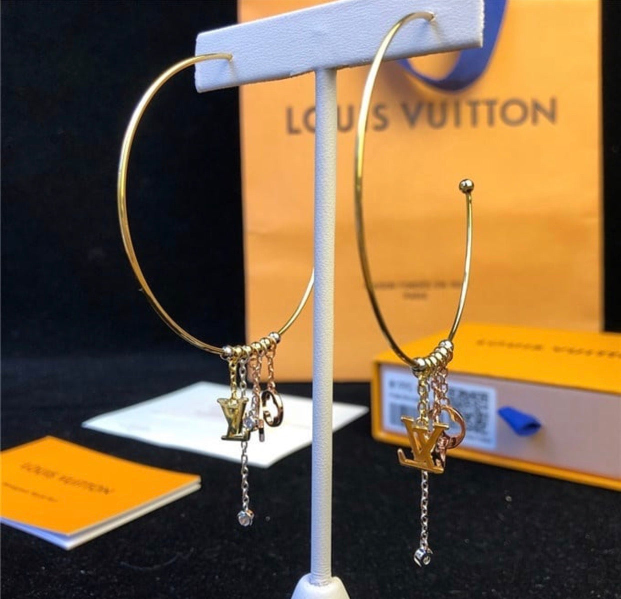 Logo Hoop Earrings