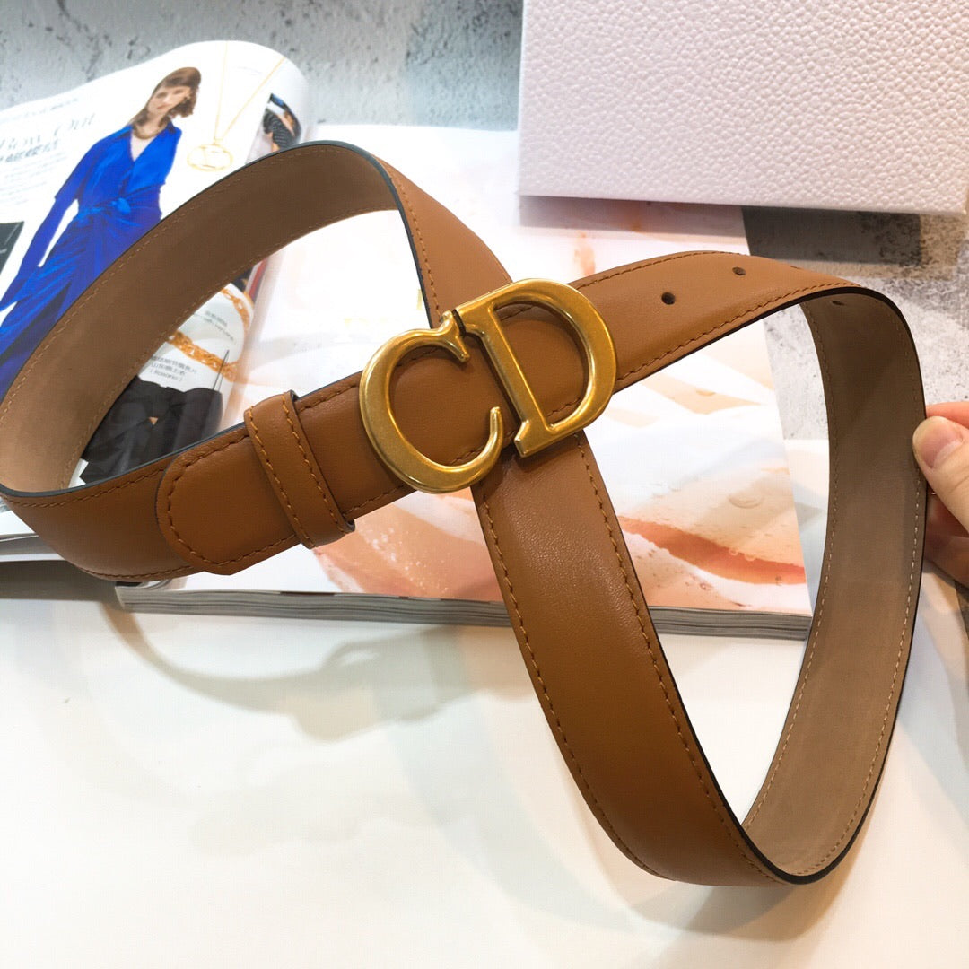 CD Leather Belt