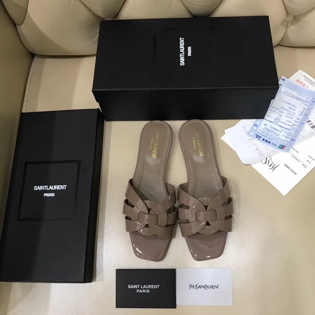 Tribute Patent Sandals