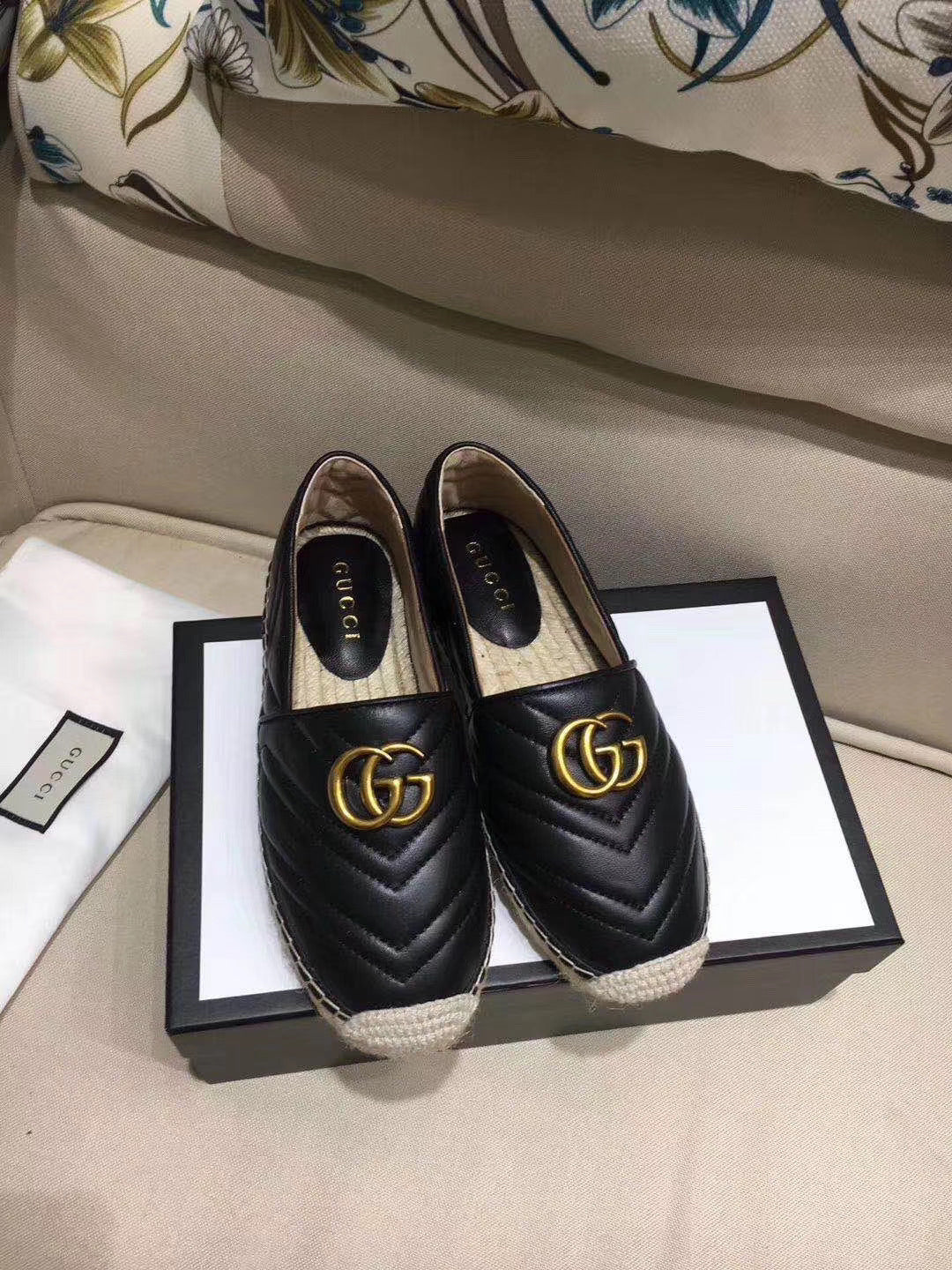 Leather Espadrilles