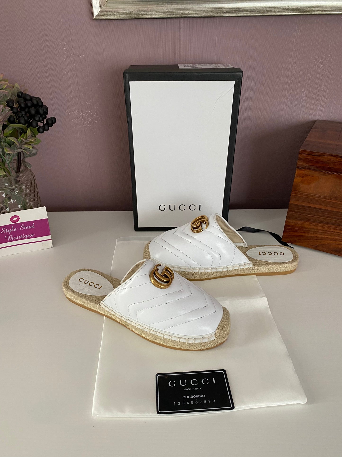 Leather Espadrilles