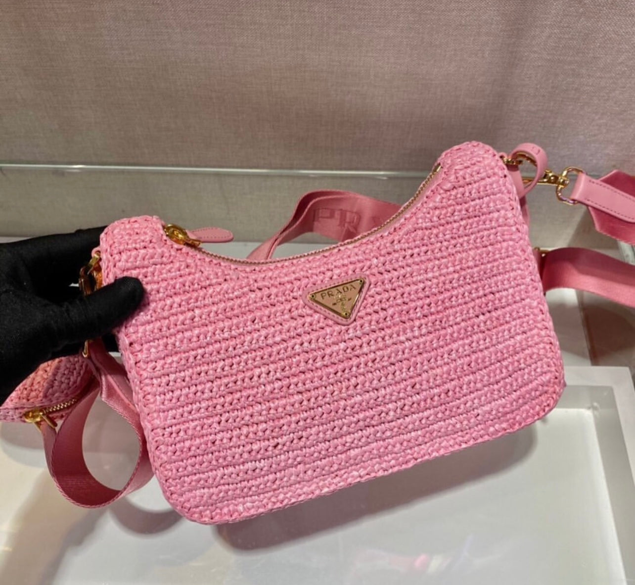 Re Edition Raffia Bag