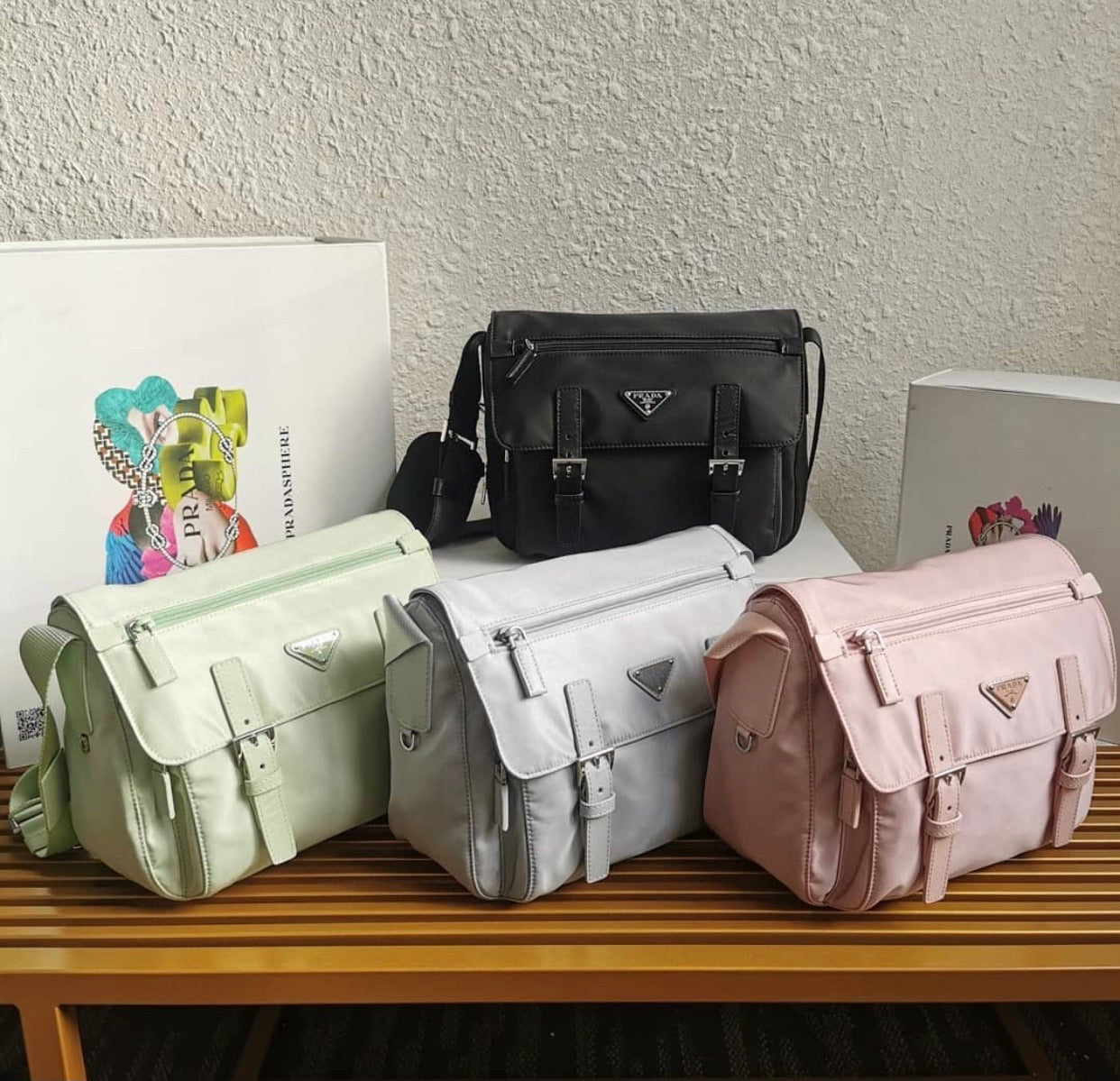 Re Nylon Shoulder Bag