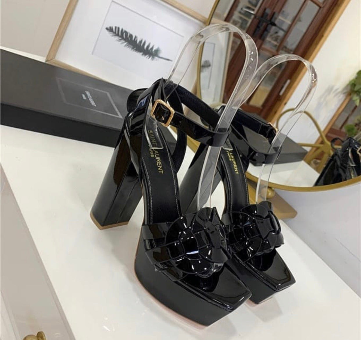Tribute Patent Sandals