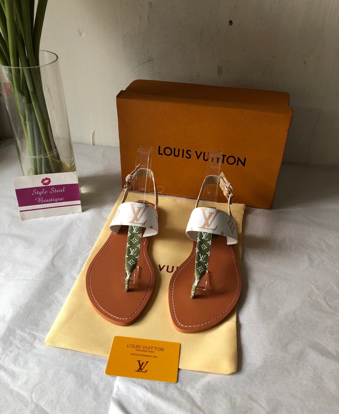 Giant Monogram Sandals