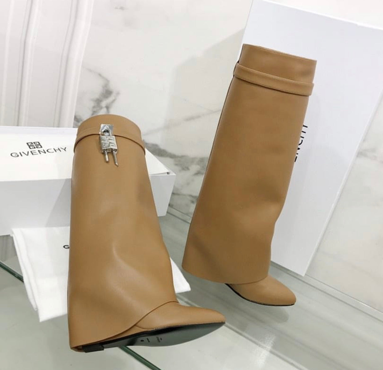 Shark Lock Boots