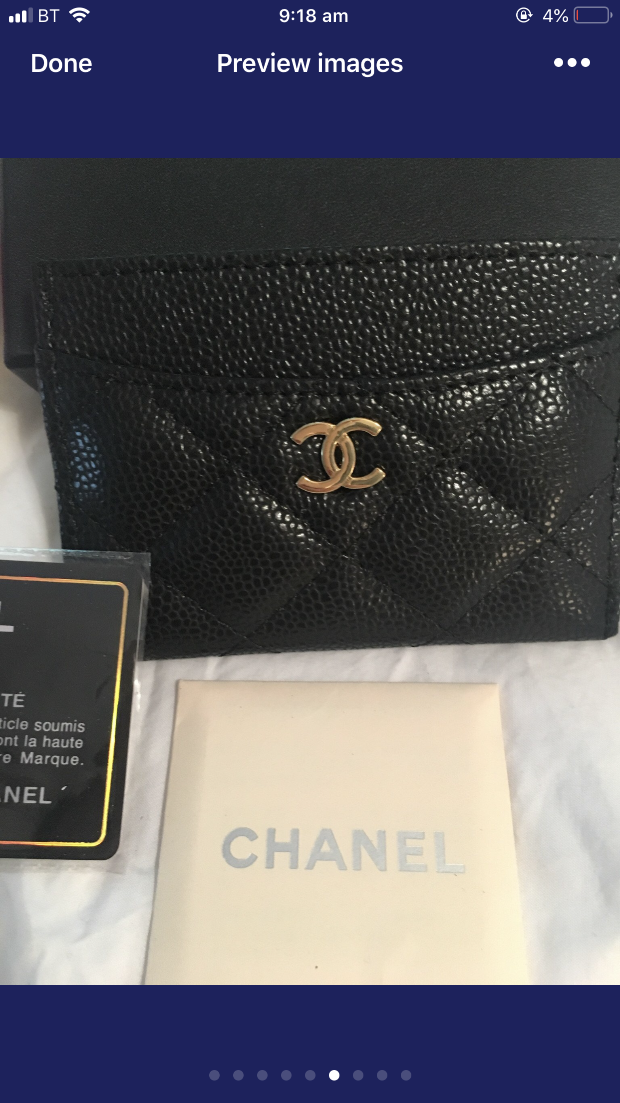 Caviar Card Holder