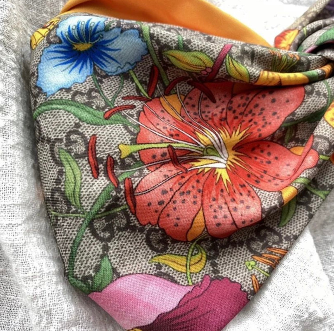 Flora Silk Headband Set