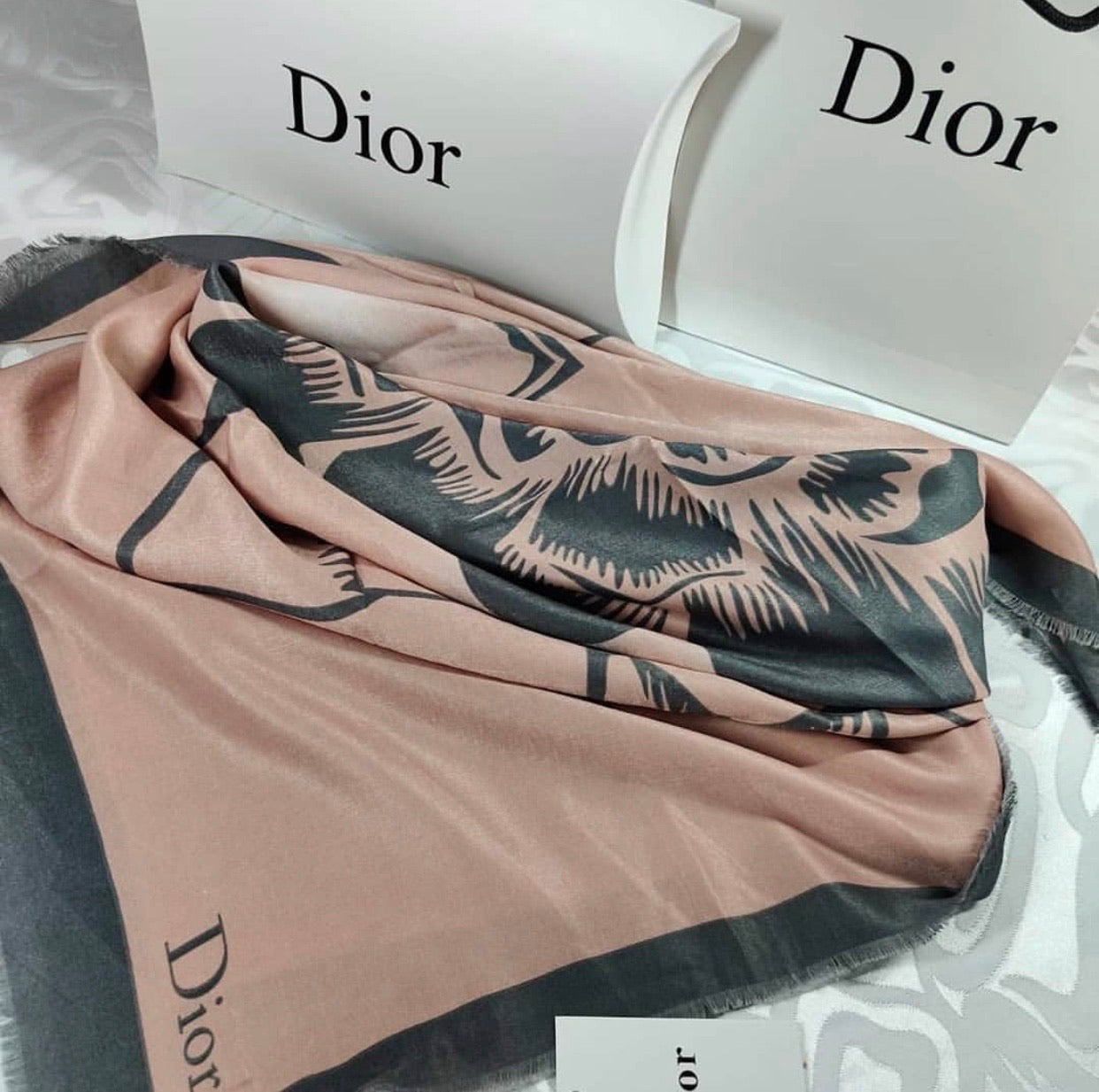 Logo Silk Scarf