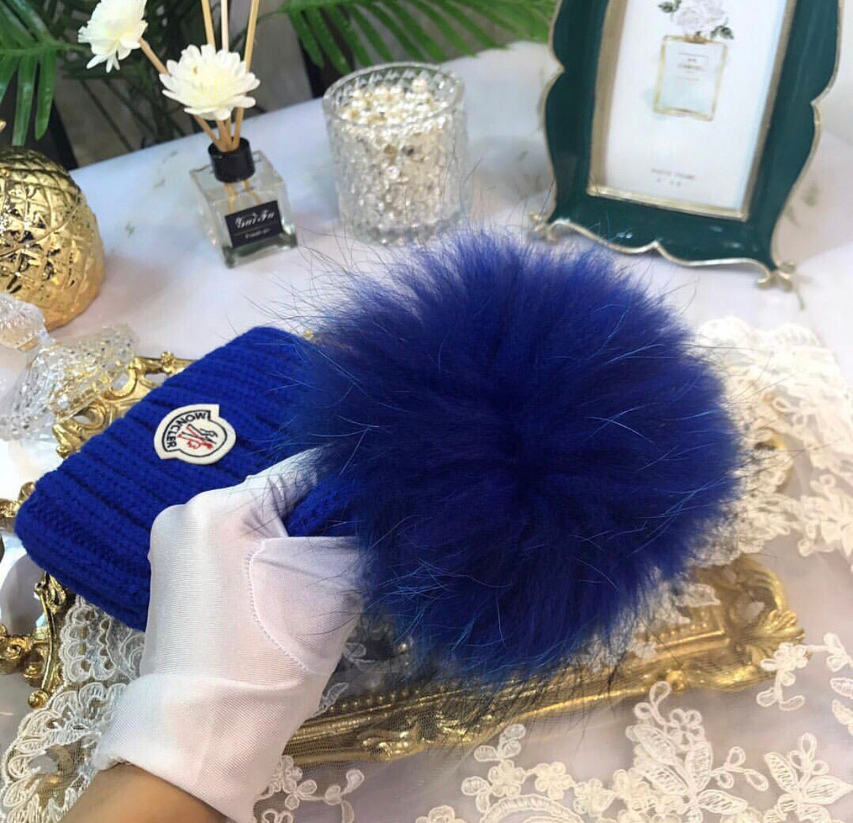Fur Pom Hat