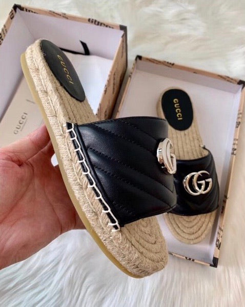 Matelasse Espadrille Sandal