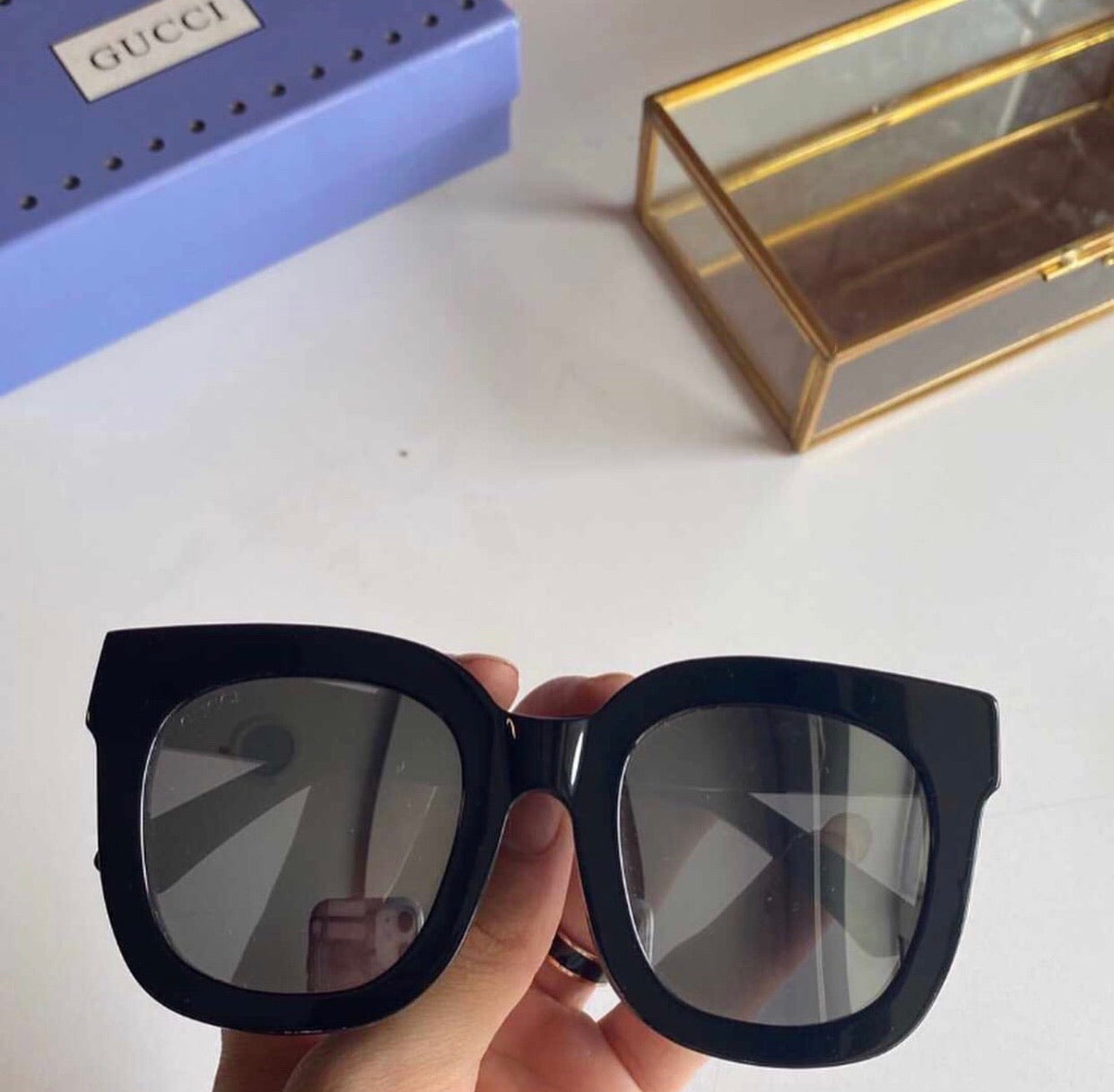 Round Frame Sunglasses with Star