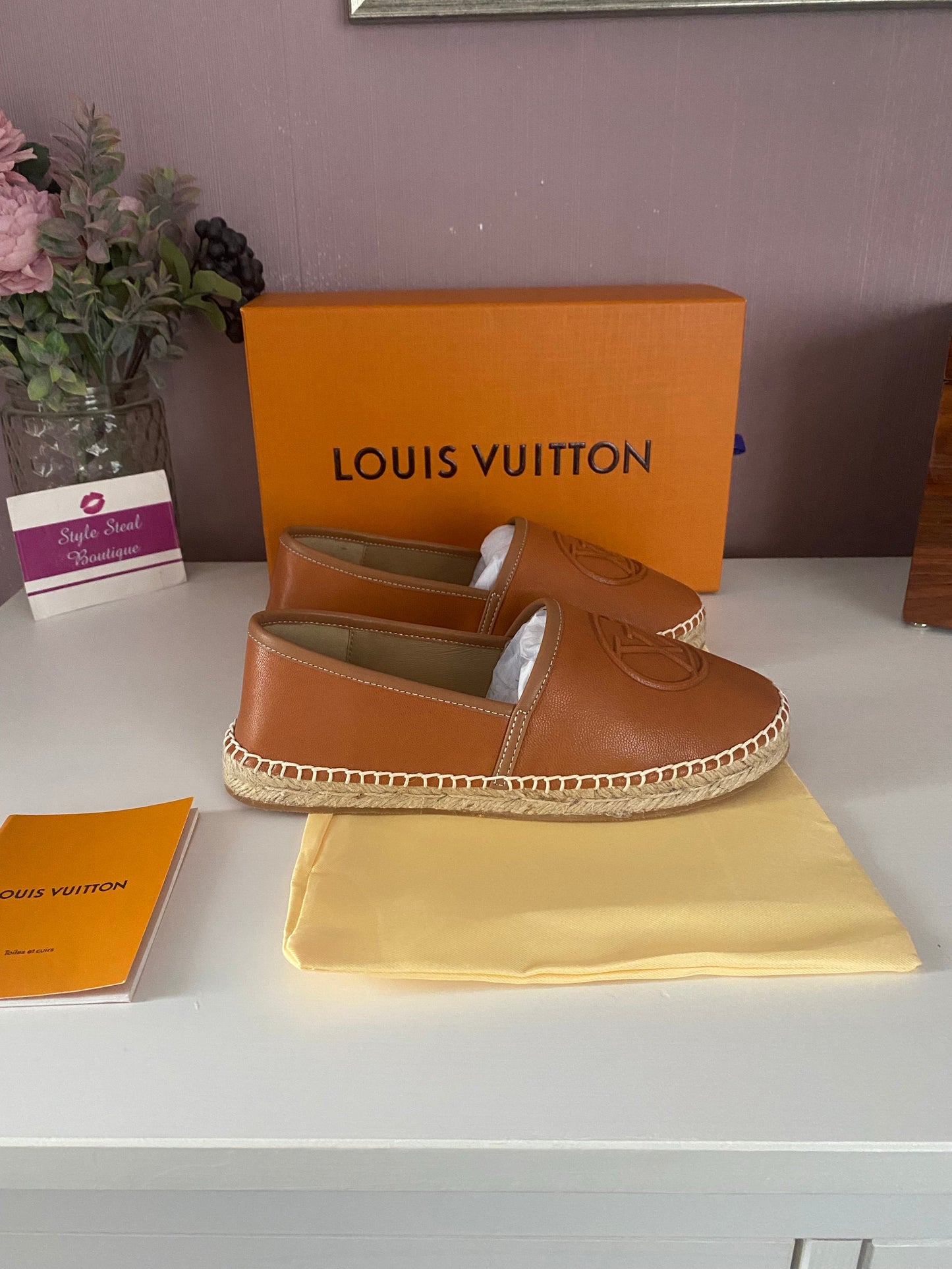 Leather Espadrilles