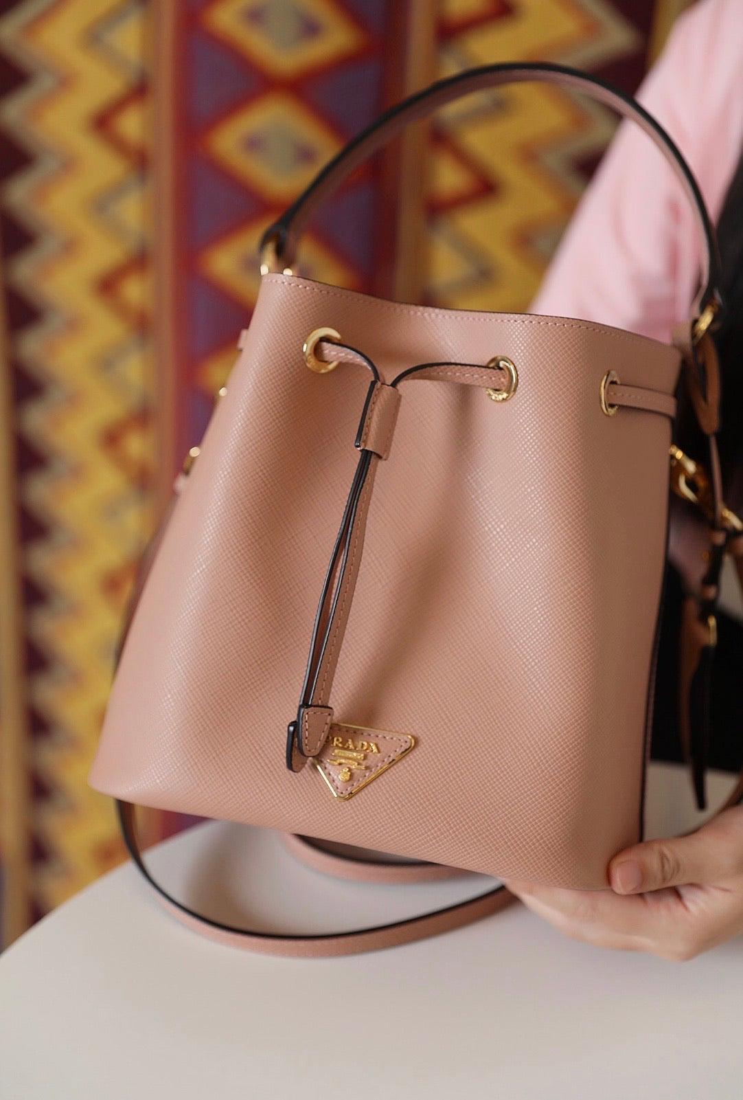 Leather Bucket Bag